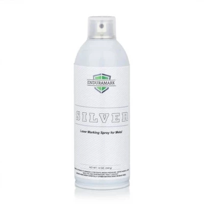 Enduramark laser Spray til Metal - Silver/Sølv - 340g